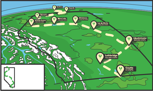 Map of the Trek